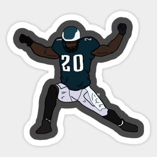 Brian Dawkins Celebration - Philadelphia Eagles Sticker